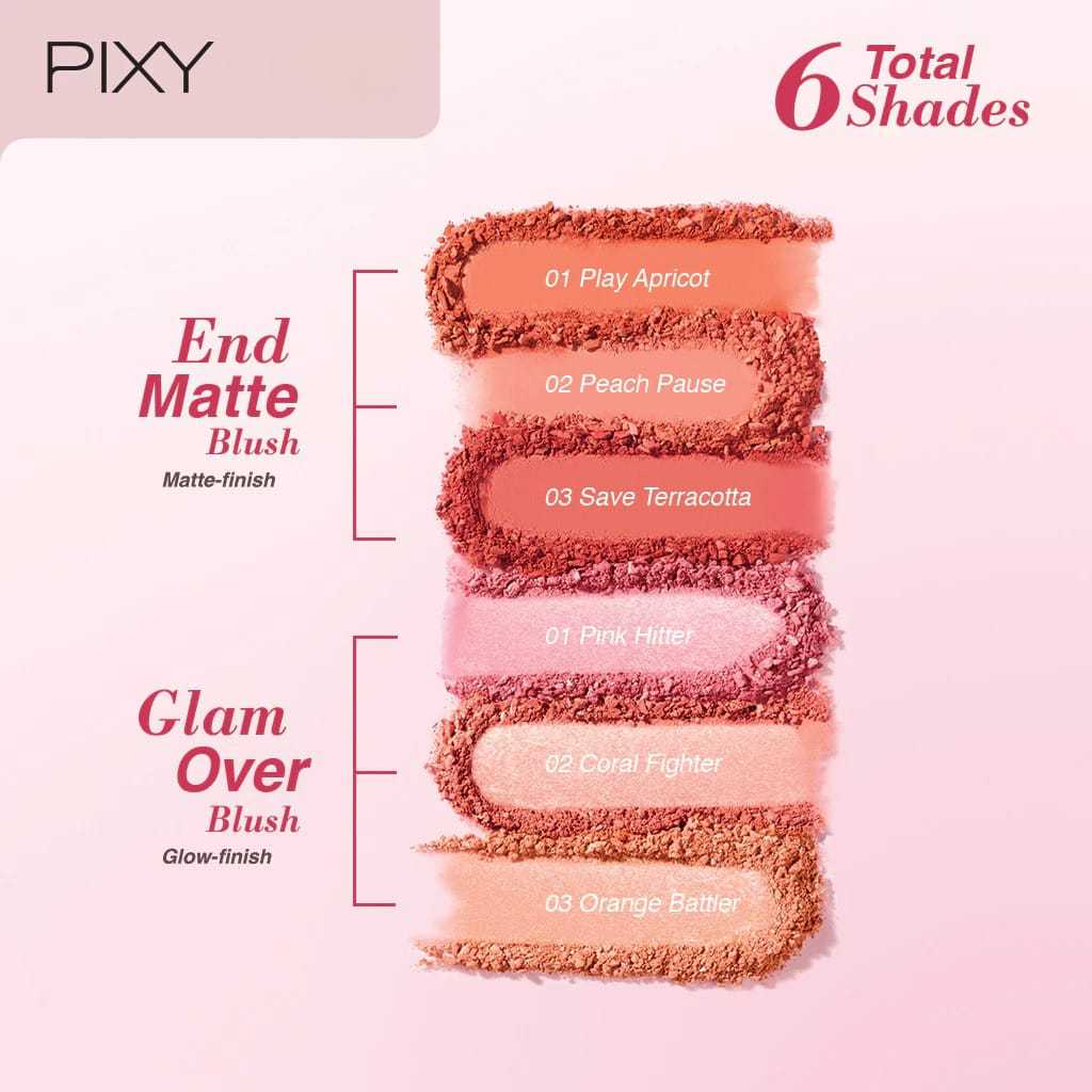 PIXY Glam Over blush | Pixy EndMatte blush | blush on pixy | original | readykeithshop