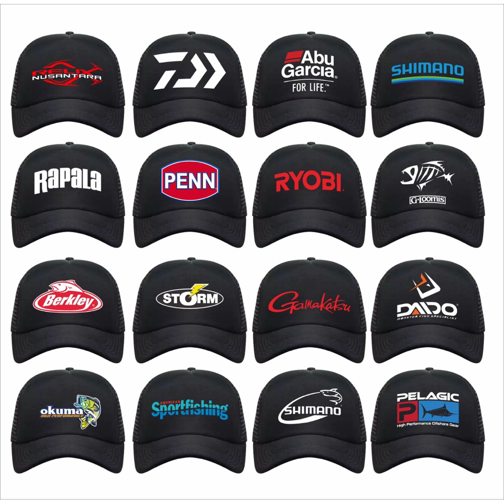 TOPI MANCING WARNA HITAM DENGAN LOGO PANCING HARGA PER 1 BIJI
