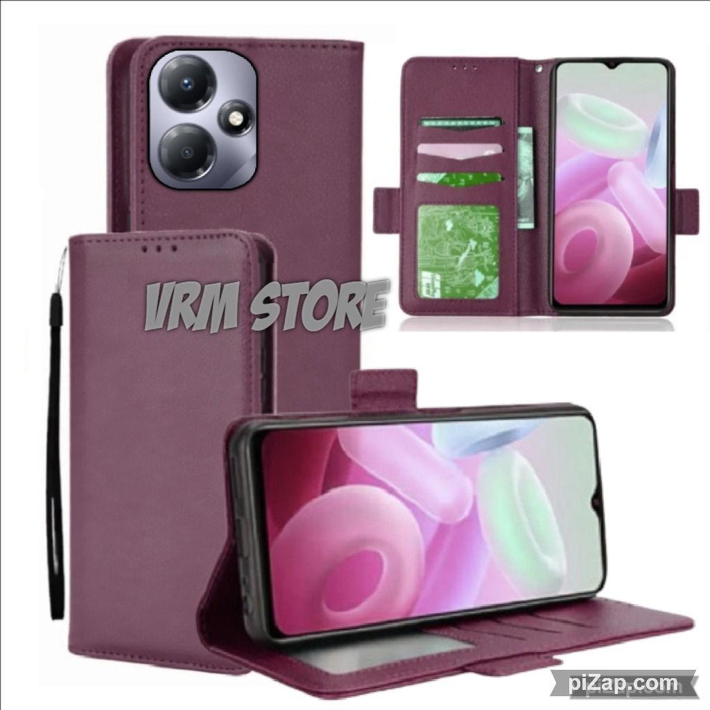 Case Dompet Hp Infinix Hot 30 Case Dompet Casing Hp Flip Kulit Case Wallet Leather Cover