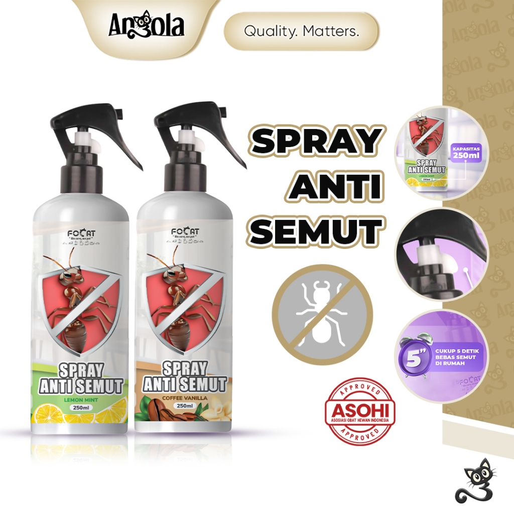 ANGOLA Spray Anti Semut 250ML N53 Insect Killer Spray / Spray Pembasmi Semut / Hama & Serangga