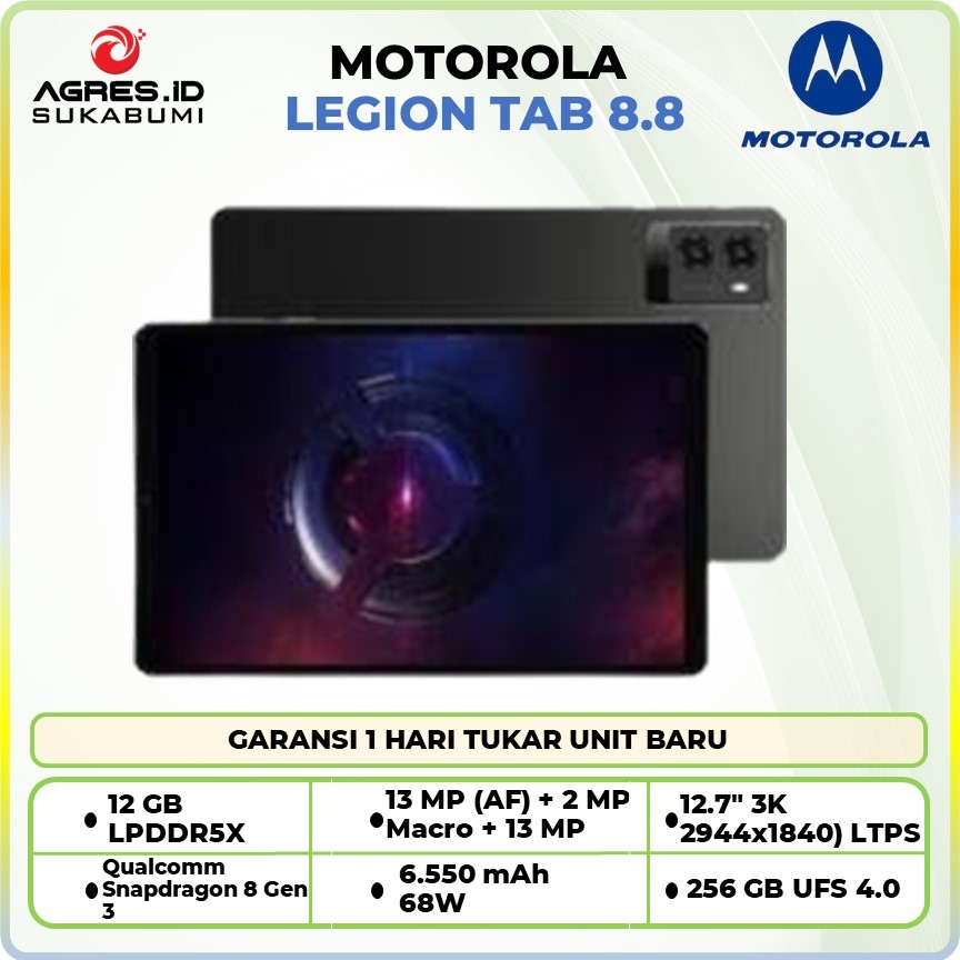 Tablet Pad Lenovo Legion Tab Gen 3 Gaming Tablet Qualcomm Snapdragon Gen3 12GB - 256GB UFS 4.0 | 16G