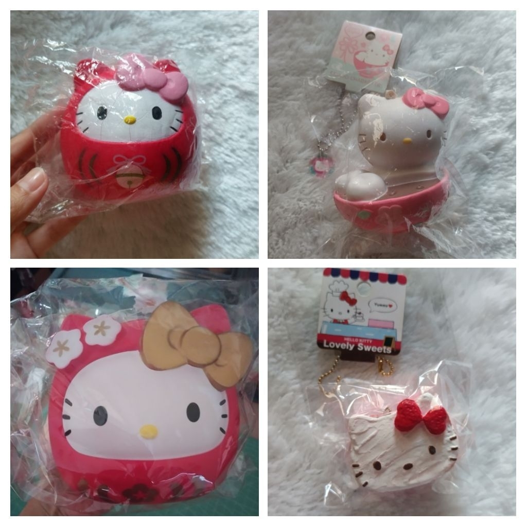 Squishy Rare (hello kitty, rilakkuma, japan tag dll)