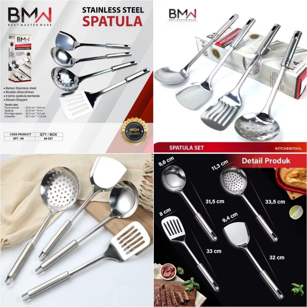 SPATULA SET STAINLESS