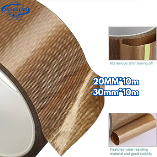 Teflon Tape Kain Kertas Isolasi Anti Panas Tahan Press Sealer Baking