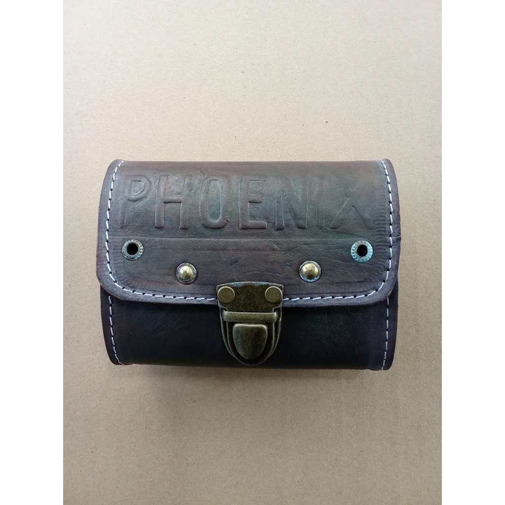 Tas Sadel Sepeda Onthel Merk Phoenix 14cm X 6cm X 9cm