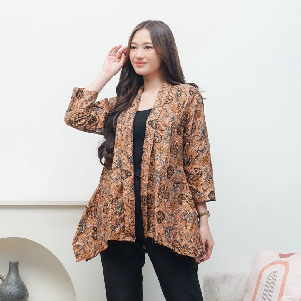 Outer batik wanita outer batik kerja outer kondangan outer batik terbaru