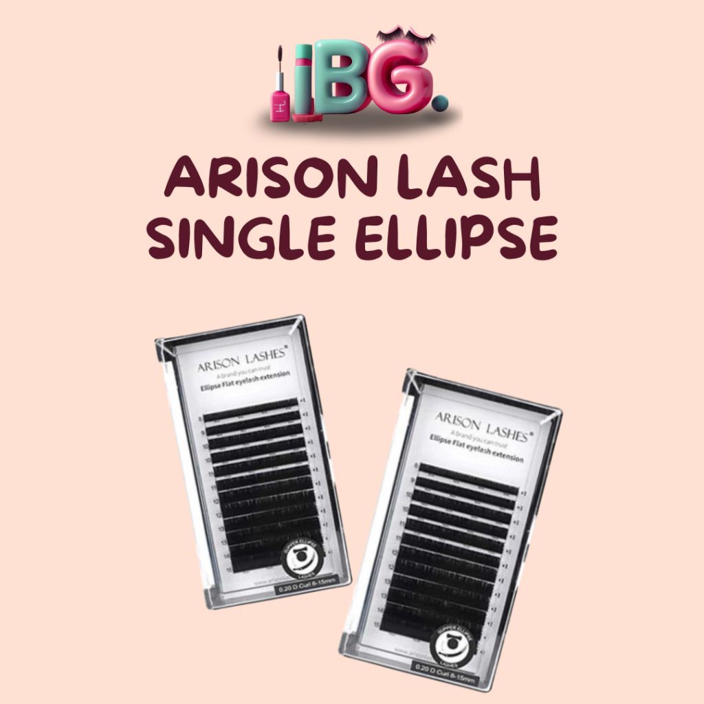 Arison Lashes Flat Single Ellipse Bulumata arison Arison eyelash single ellipse Arison eyelash single ellipse