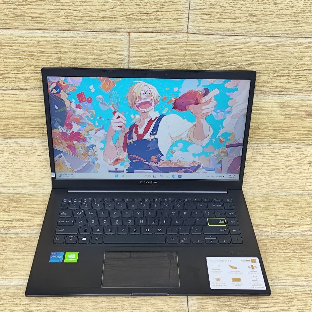 Laptop 2nd ASUS VivoBook K413EQ Core I5-1135G7 RAM 8GB SSD512GB MX350 FHD IPS