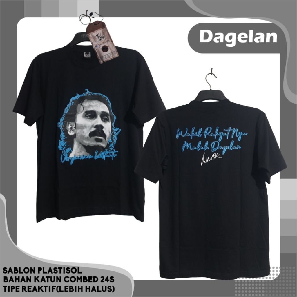 KAOS IWAN FALS OI DAGELAN ORIGINAL KUWALITAS PREMIUM Royalty TIGA RAMBU GUBUG FALS GF CLOTH