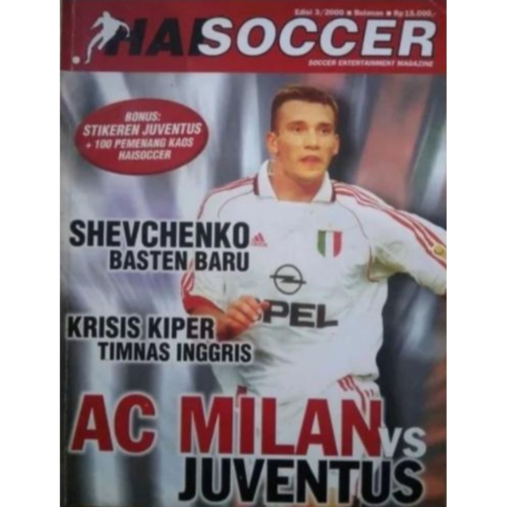 Majalah HAI SOCCER Tahun 2000