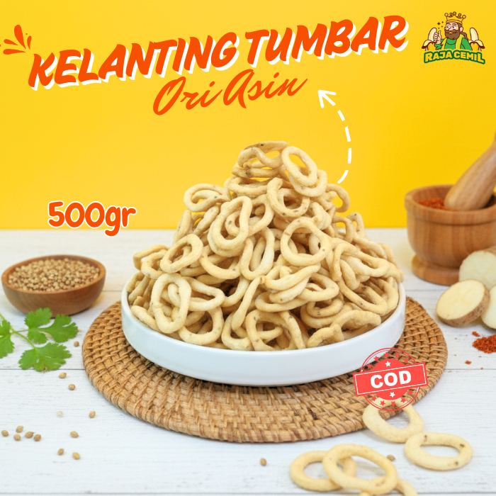 500 gram Kelanting Tumbar Gurih Asin Lanting Ketumbar Cemilan Khas Lampung