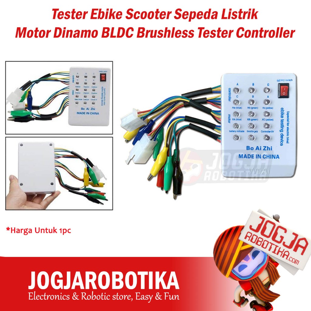 Tester Ebike Scooter Sepeda Listrik Motor Dinamo BLDC Brushless Tester Controller