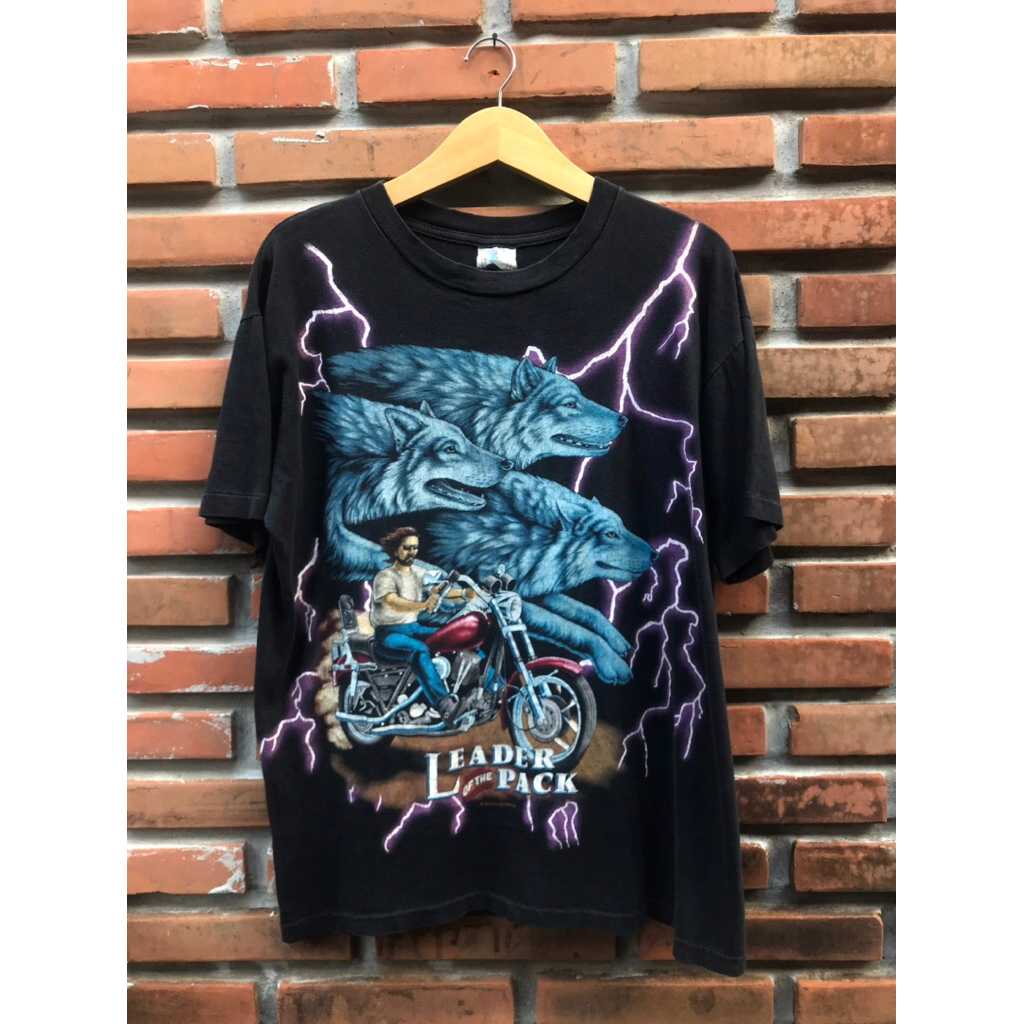 Tshirt Vtg 90’s American Thunder Leader of the Pack
