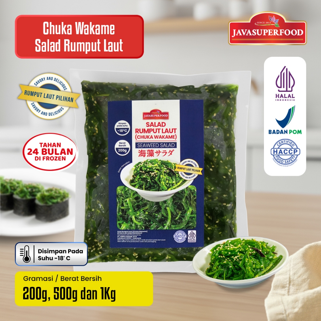 (HALAL) CHUKA WAKAME / SALAD RUMPUT LAUT / SEAWEED SALAD