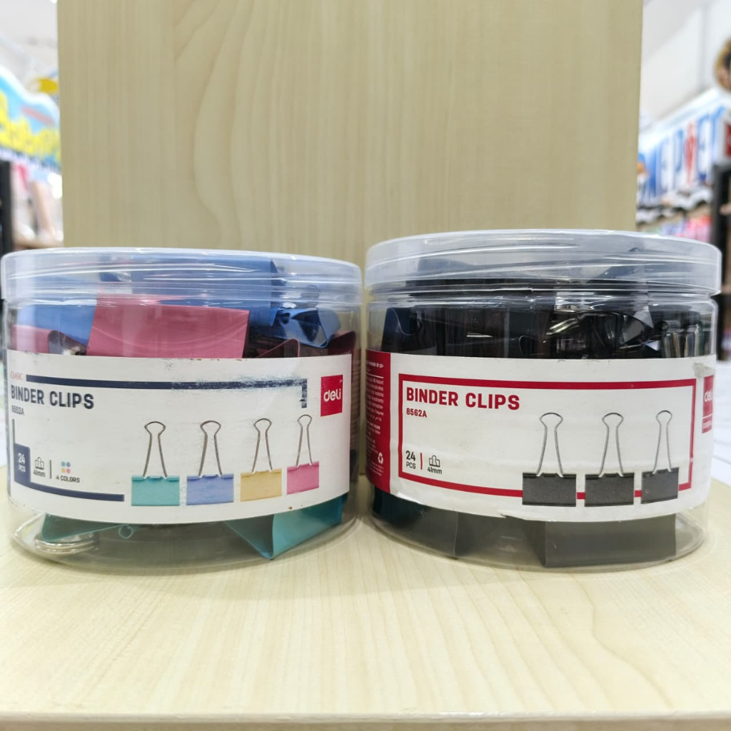 DELI Klip Binder / Binder Clip  BESAR Tube