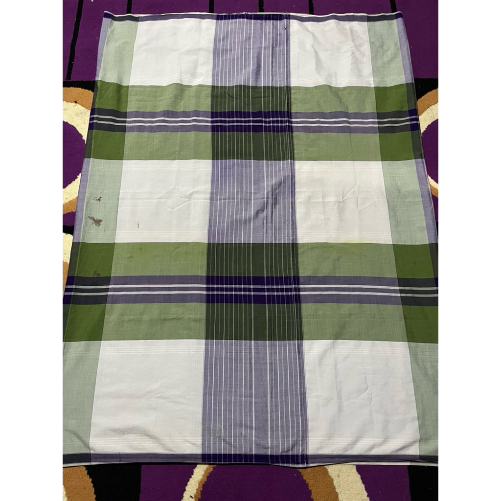 sarung super jadul gajah duduk kotak besar preloved minus