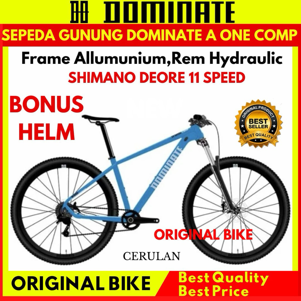 Sepeda Gunung 29 inch MTB Dominate A-One Comp 11 Speed New