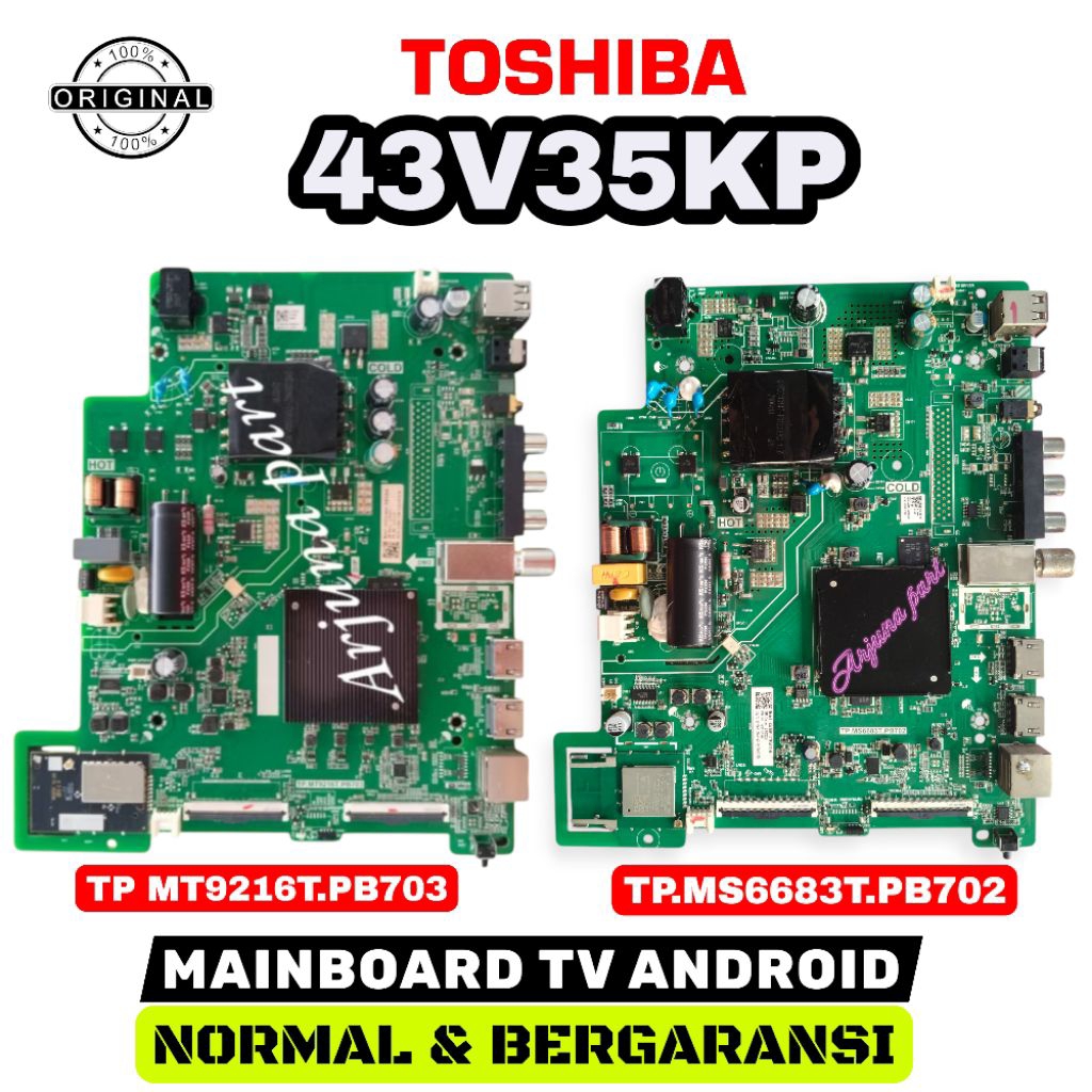 MAINBOARD TV TOSHIBA 43V35KP / MB TV TOSHIBA 43V35KP / MESIN TV TOSHIBA 43V35KP / MODUL TV TOSHIBA 4