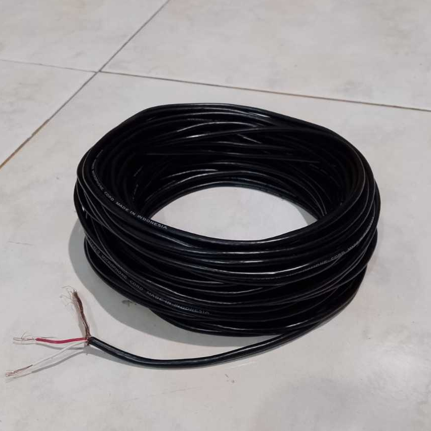 Kitani Kabel Head Audio Stereo Hitam Panjang 20 Meter Bagus (Bukan Kabel Mic)