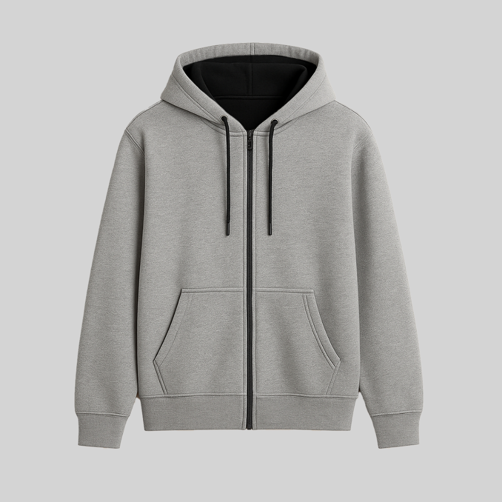 VHATOGA - HOODIE Zipper Resleting Polosan | Fleece Tebal