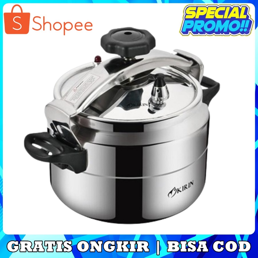 KIRIN KPC-120 Panci Presto 12 Liter – Pressure Cooker Besar & Aman | Produk Asli Bergaransi