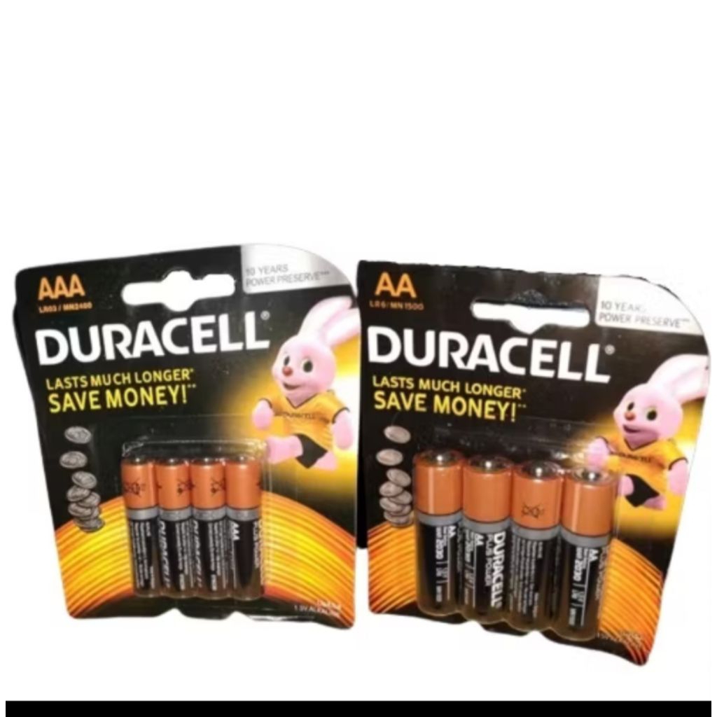 Baterai AA & AAA DURACELL 1,5 V Battery DURACELL isi 4 pcs