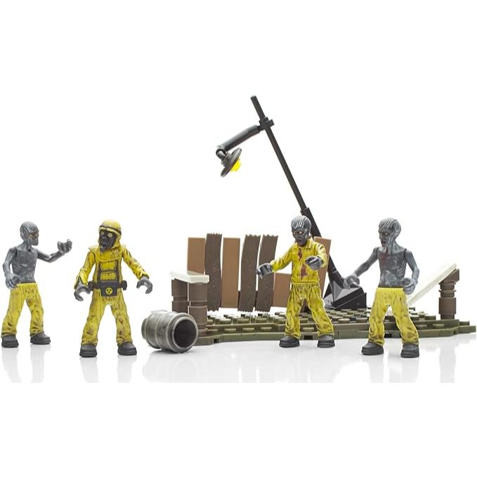 Mega Bloks Call of Duty Hazmat Zombies Mob Playset