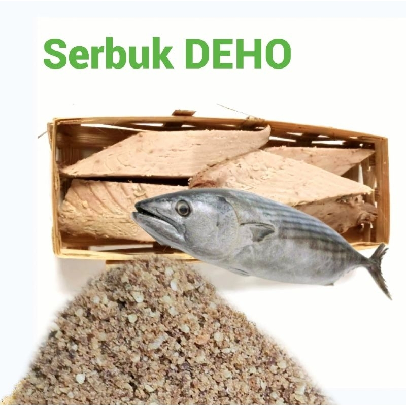 [ ORIGINAL TEPUNG IKAN ] SERBUK PELET IKAN DEHO TUNA Oven Amis Gurih umpan ikan BURAYAK