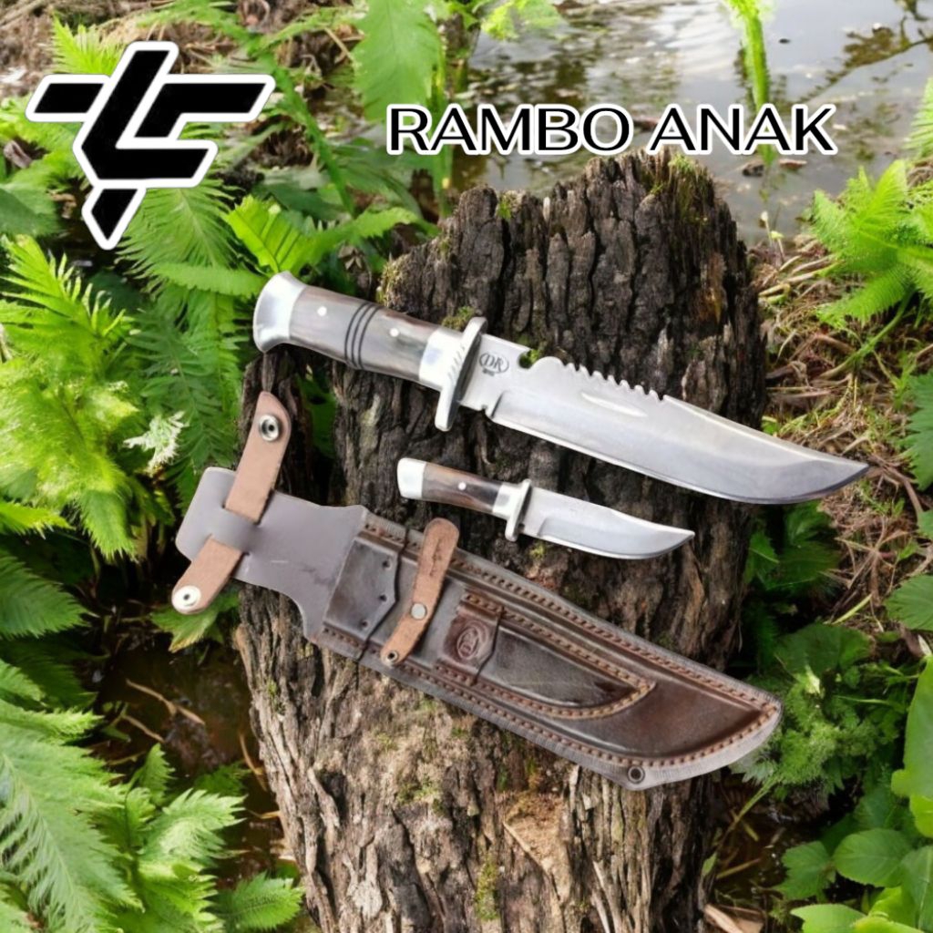 LT Pisau Rambo Anak Pisau Serbaguna Outdorr