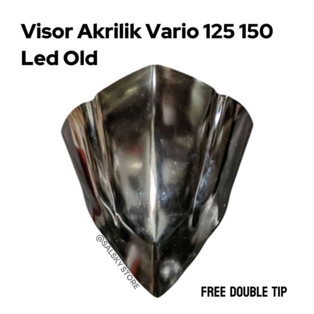 Visor Windshield Vario 160 cbs warna bening smoke dan hitam pekat - Visor Vario 160 - Visor motor Va