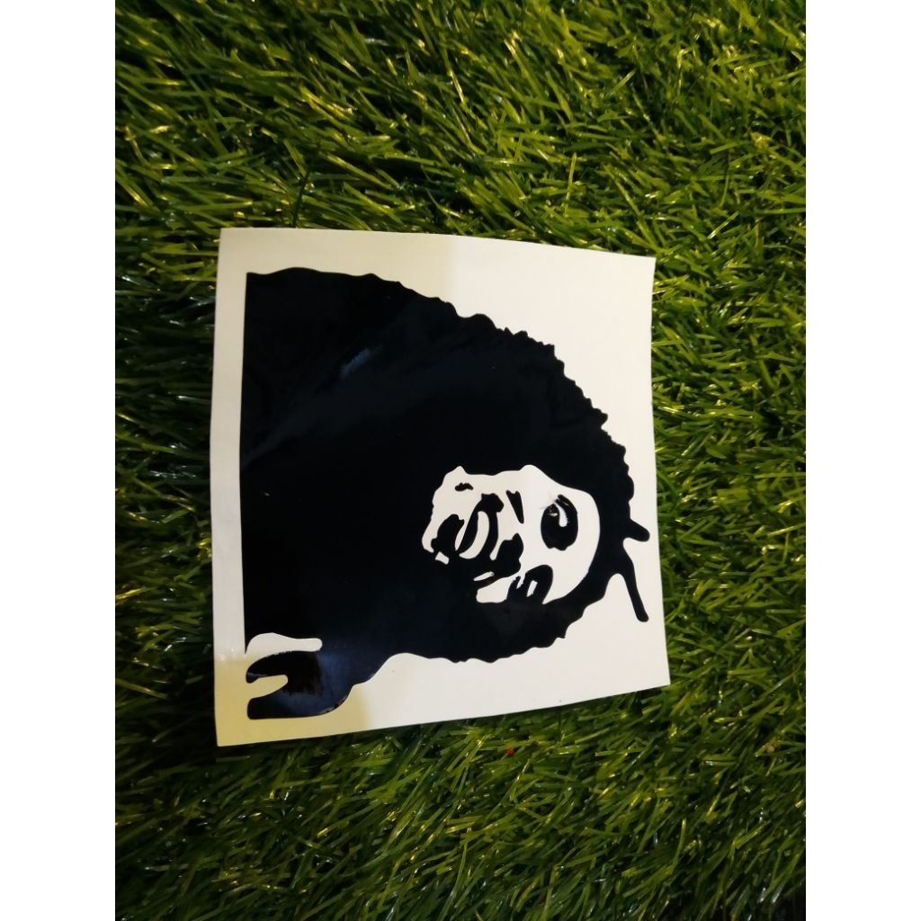 stiker cutting bob marley