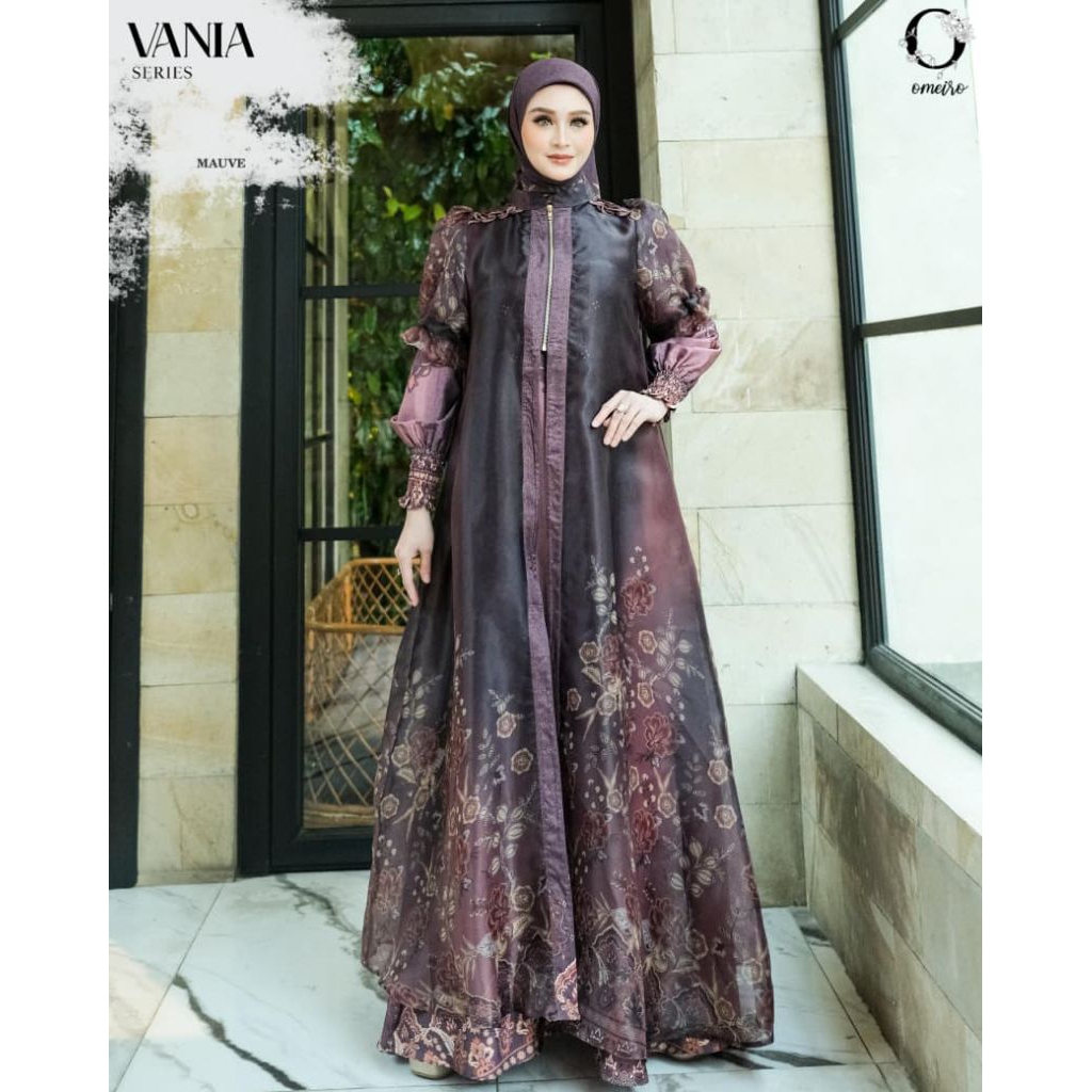 VANIA SERIES BY OMIRO gamis mewah elegant rekomendasi gamis lebaran