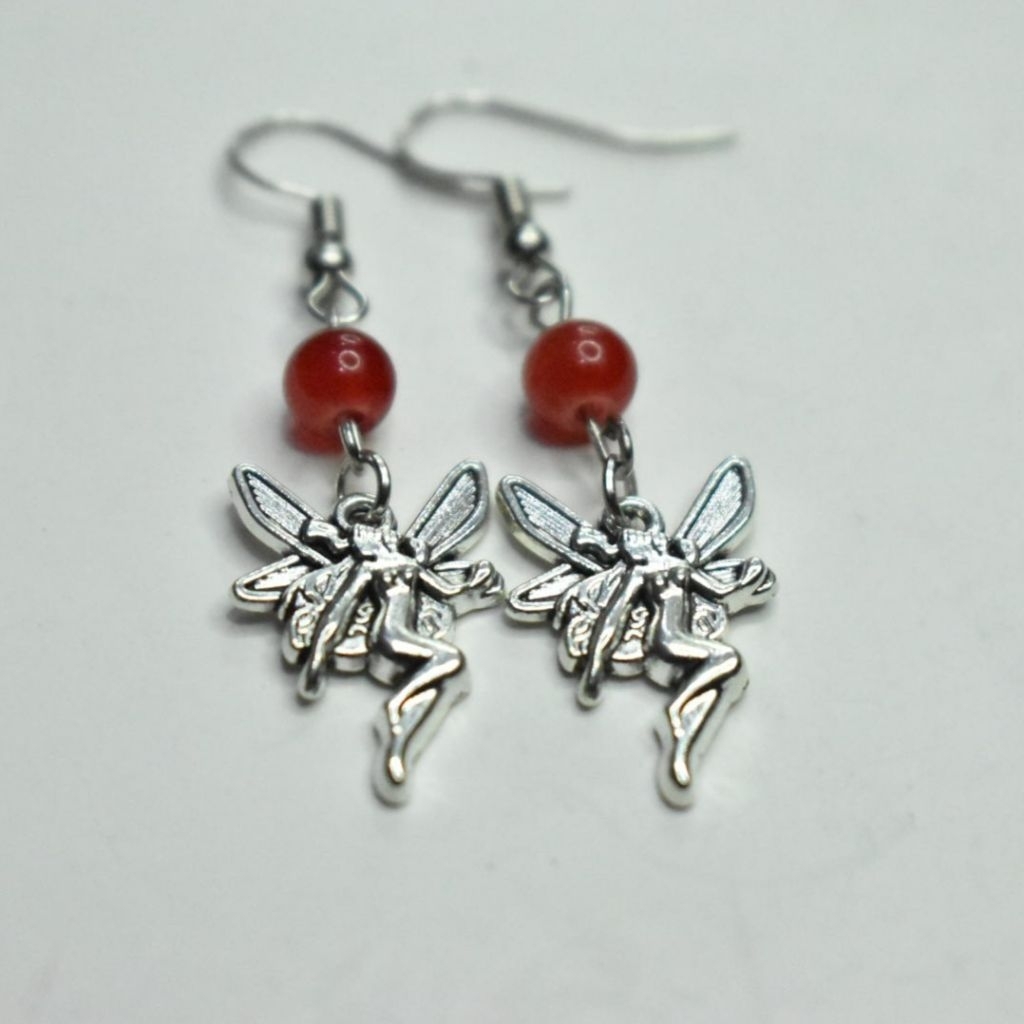 Anting Juntai Peri 2 | Anting Juntai Fairy Pinterest | Anting Pinterest DIY | Anting fengan batu mer