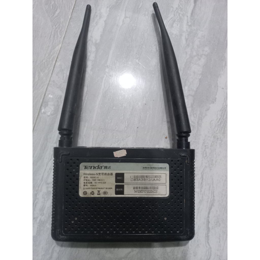 Router Tenda N300 V2
