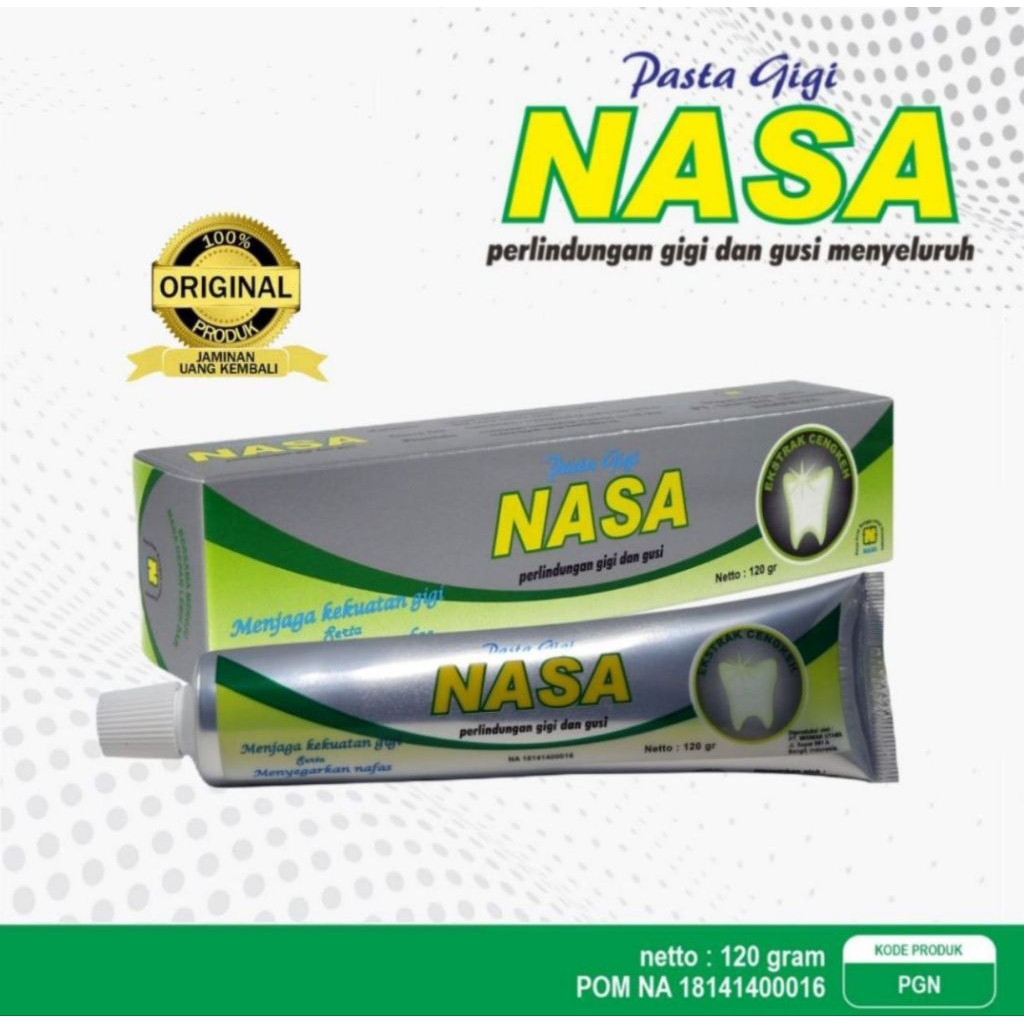 Pasta Gigi NASA PGN Pagina Odol Asli Original Ori NASA Official LAPAK FADHILAH