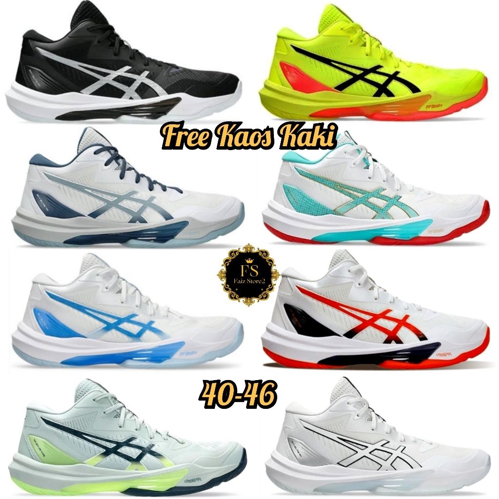 Sepatu voli import berdecit SKY ELITE FF3 MID size 46 grade ori import berdecit
