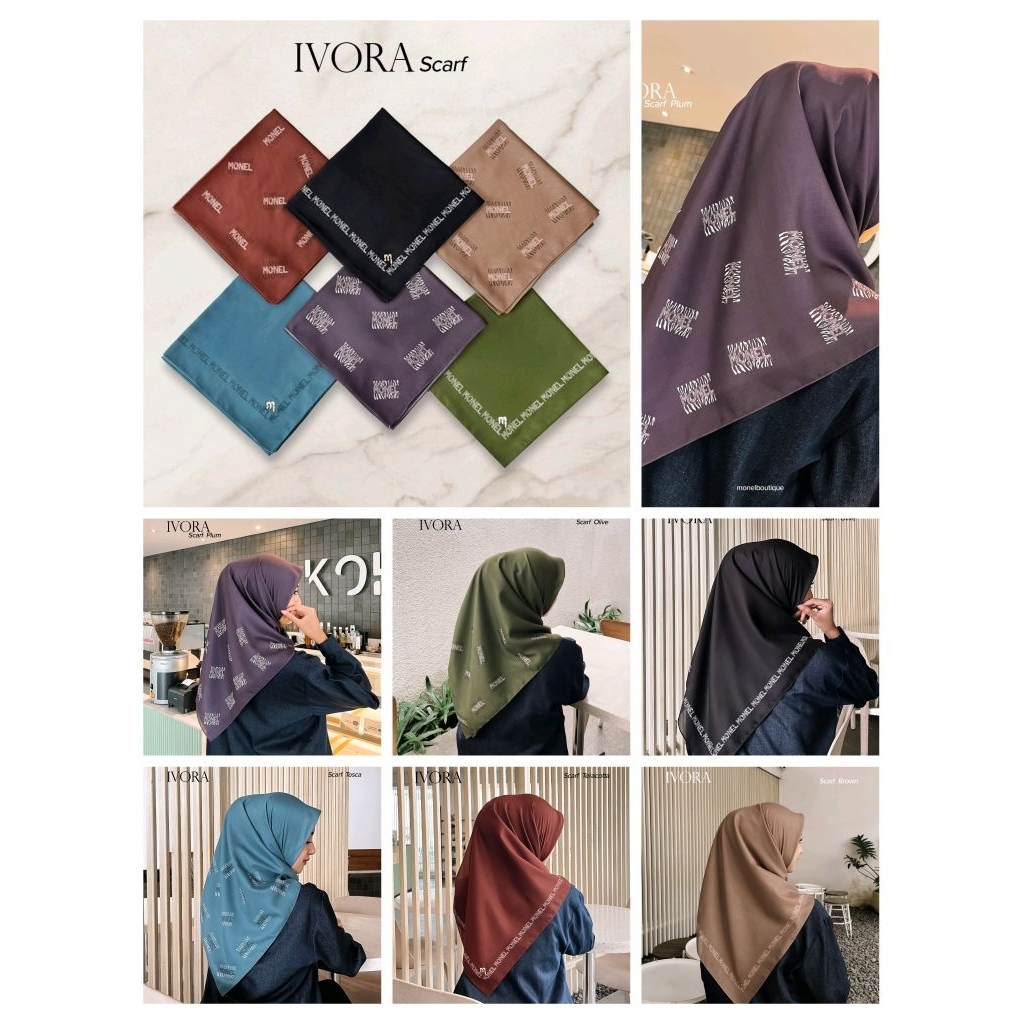 Monel Ivora Scarf By Monel_Chavians