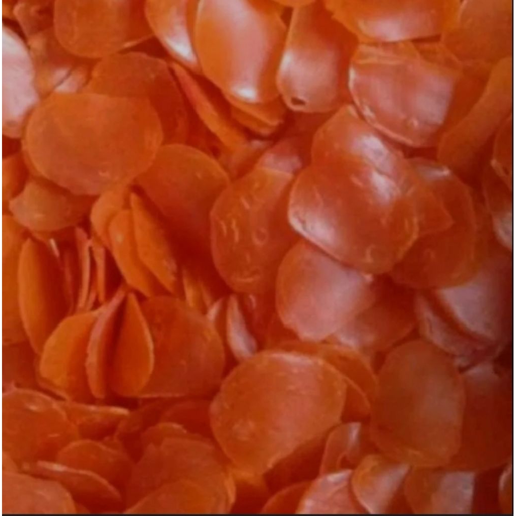 kerupuk udang merah mentah