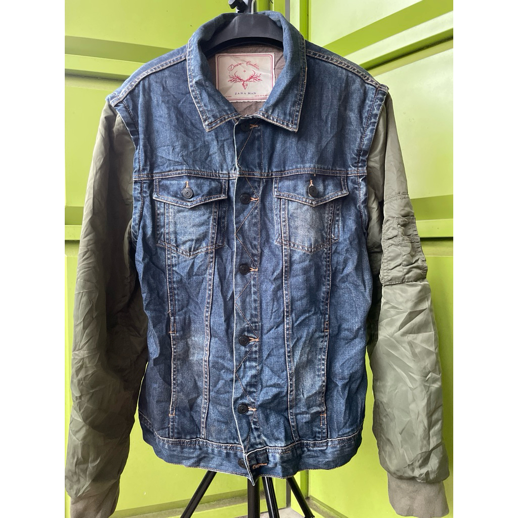 JAKET VEST BOMBER ZARA MAN