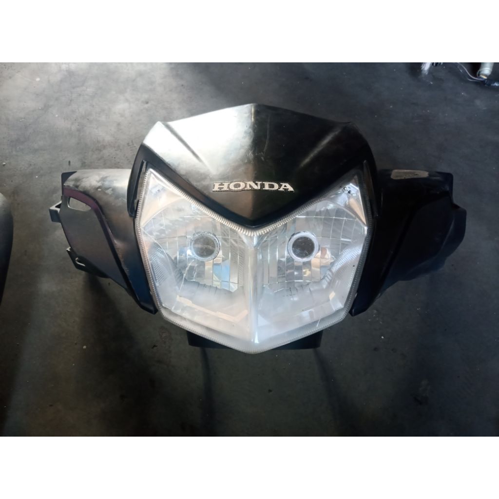 headlamp batok totok cover reflektor supra125 fi kyz original
