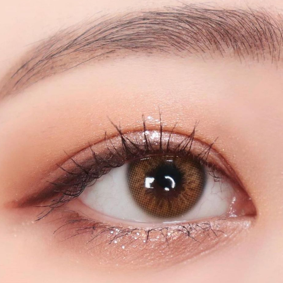 Softlens Princess Scandi Hazel Brown Cokelat - Russian / Arabian Looks Dupe Olens Instant Surabaya