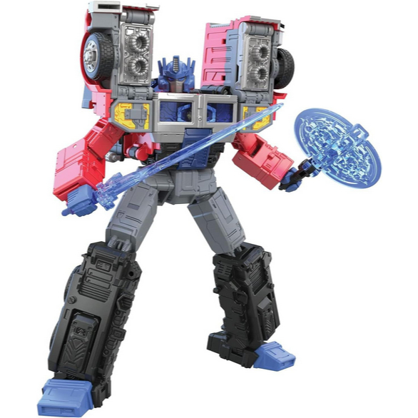 Transformers Toys Generations Legacy Series Leader G2 Universe Laser Optimus Prime Action Figure