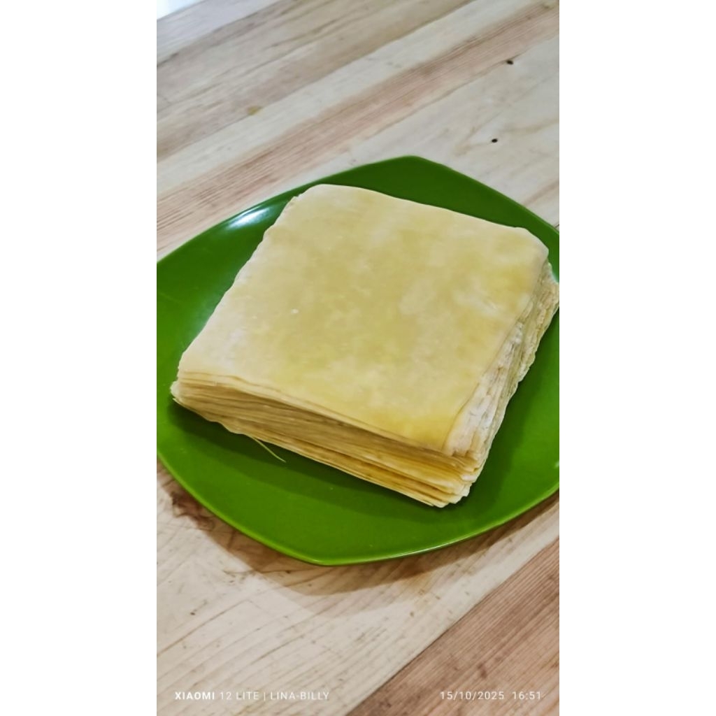 Kulit Pangsit Goreng A la GM, isi kurleb 50 lbh, berat 700gr