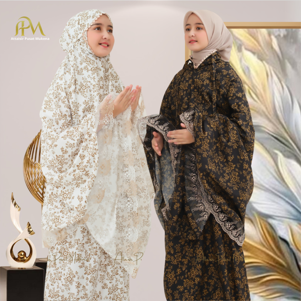 Apm Mukena Anak Perempuan Katun Poil Renda Shanum Series Apm