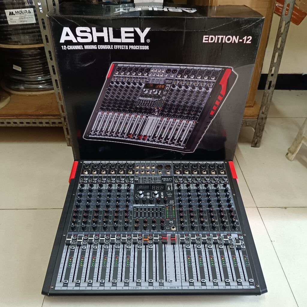 Mixer Ashley Edition 12 Original Bluetooth Mixer Audio 12 channel Ashley Edition 12 New Model
