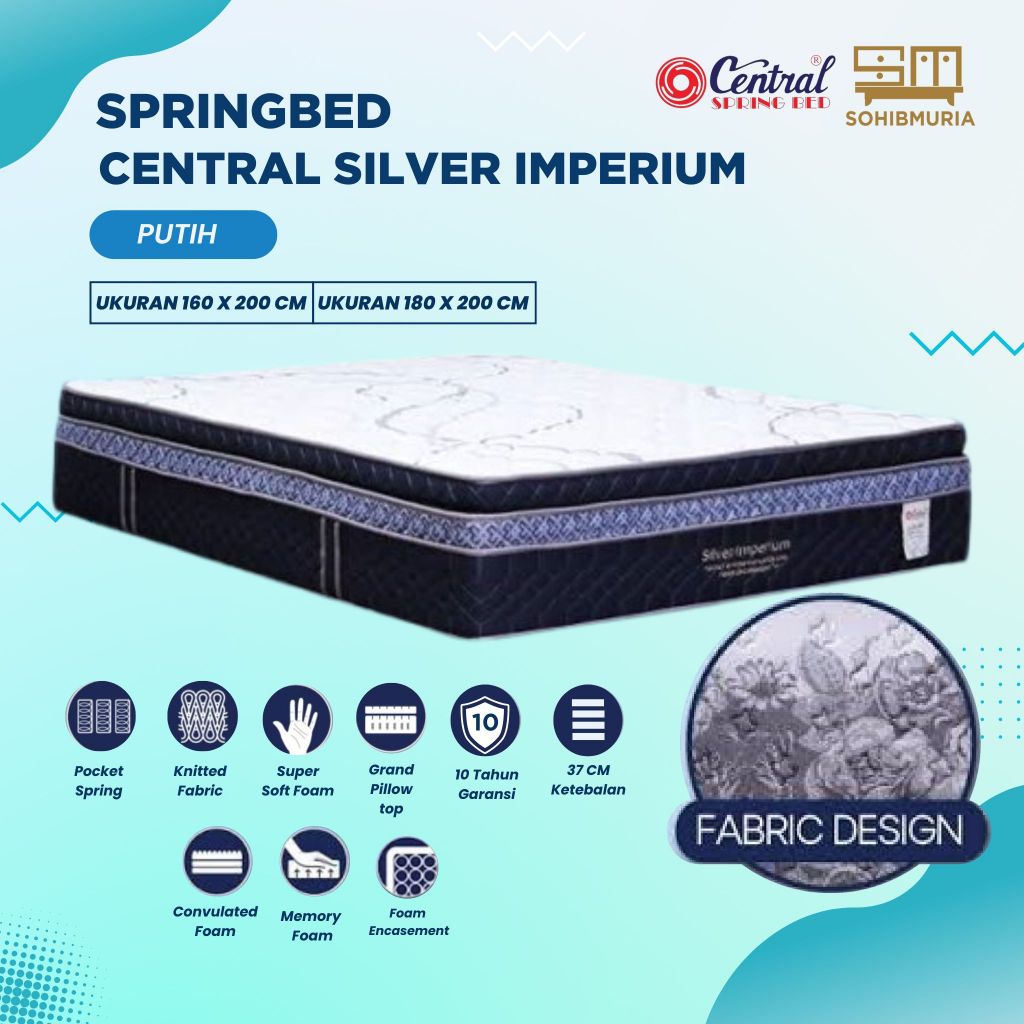 Springbed Central Silver Imperium