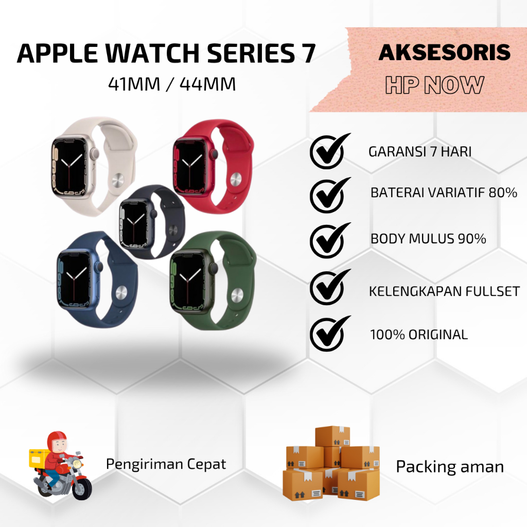 Apple Watch / iWatch Series 7 41MM 45MM Second ORIGINAL - AHN
