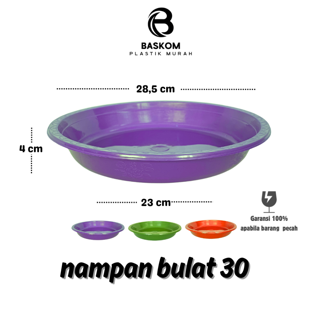 (24) NAMPAN BULAT 27 / NAMPAN PLASTIK MURAH / NAMPAN BULAT / NAMPAN KECIL / NAMPAN BULAT / NAMPAN SO