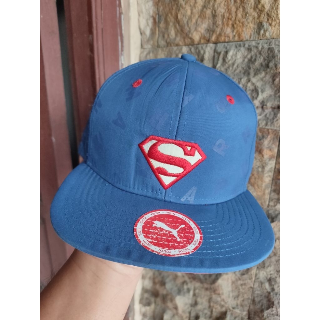 Topi Anak Remaja Superman x Puma Original Second Fashion Pria/Wanita