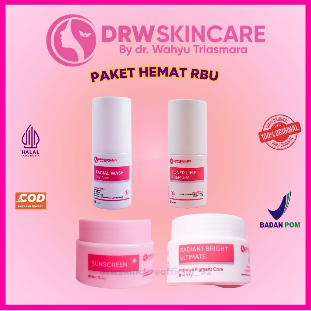 PAKET HEMAT/DRWSKINCARE/DR WAHYU TRIASMARA